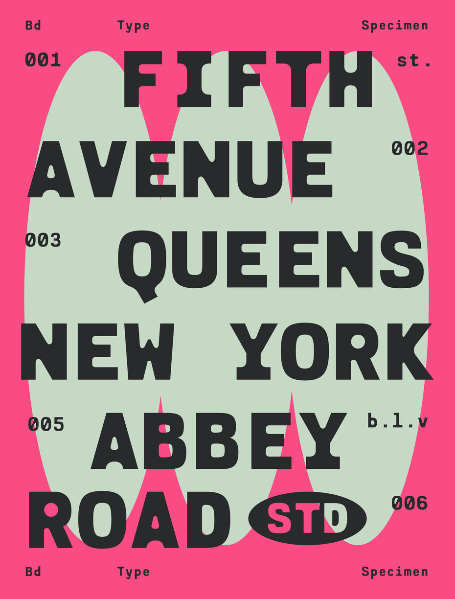 Typecolony Brau Mono Specimen Poster